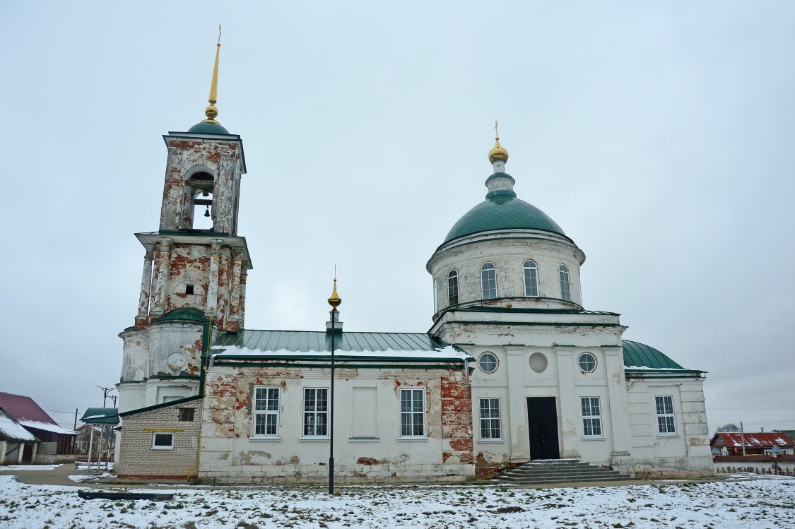Церковь Троицы Живоначальной, Горки (Камешковский район, Владимирская область). фасады