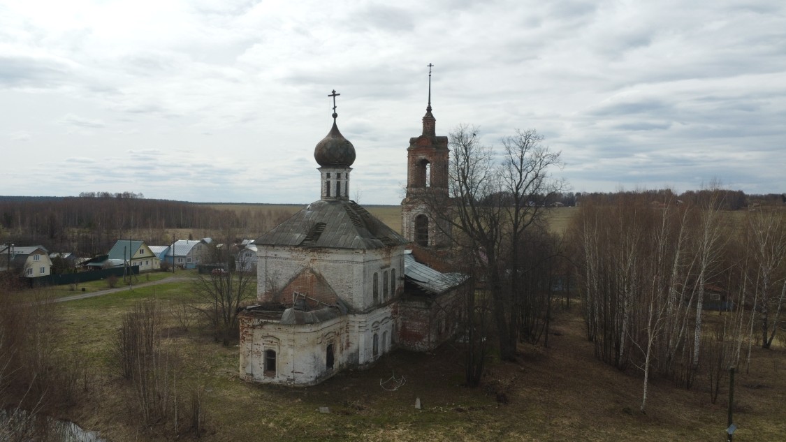Церковь Введения во храм Пресвятой Богородицы, Мостцы (Камешковский район, Владимирская область). фасады