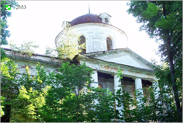 Церковь Троицы Живоначальной, Патакино (Камешковский район, Владимирская область). документальные фотографии, Южный фасад фрагмент