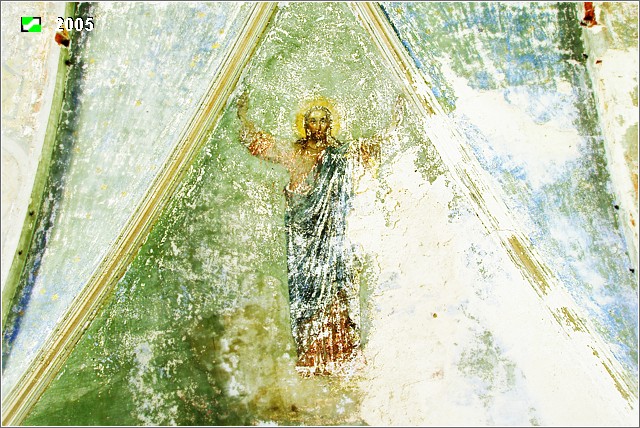 Патакино. Церковь Троицы Живоначальной. интерьер и убранство, Фреска центрального свода трапезной