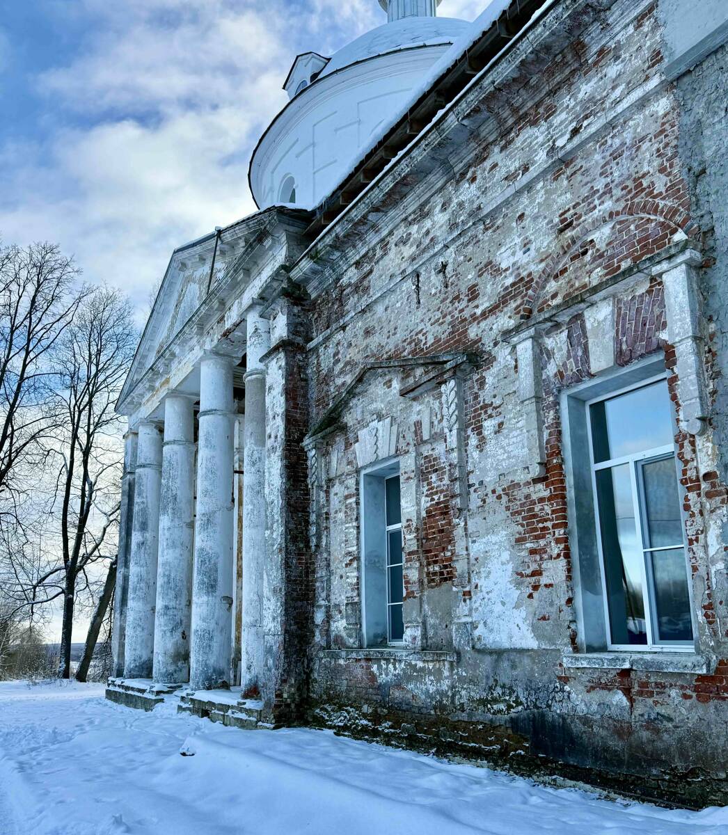 Церковь Троицы Живоначальной, Патакино (Камешковский район, Владимирская область). архитектурные детали