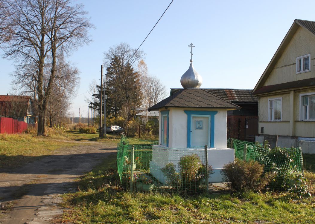 Неизвестная часовня, Курменево (Камешковский район, Владимирская область). фасады, Вид с запада