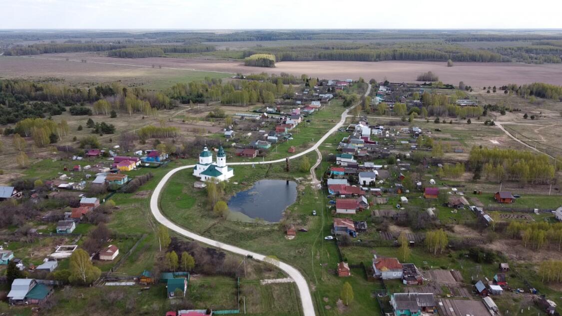 Церковь Троицы Живоначальной, Чистуха (Камешковский район, Владимирская область). дополнительная информация, Вид с Севера