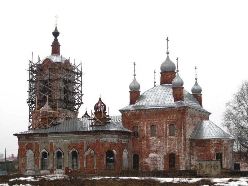 Палашкино. Церковь Казанской иконы Божией Матери. фасады, южный фасад