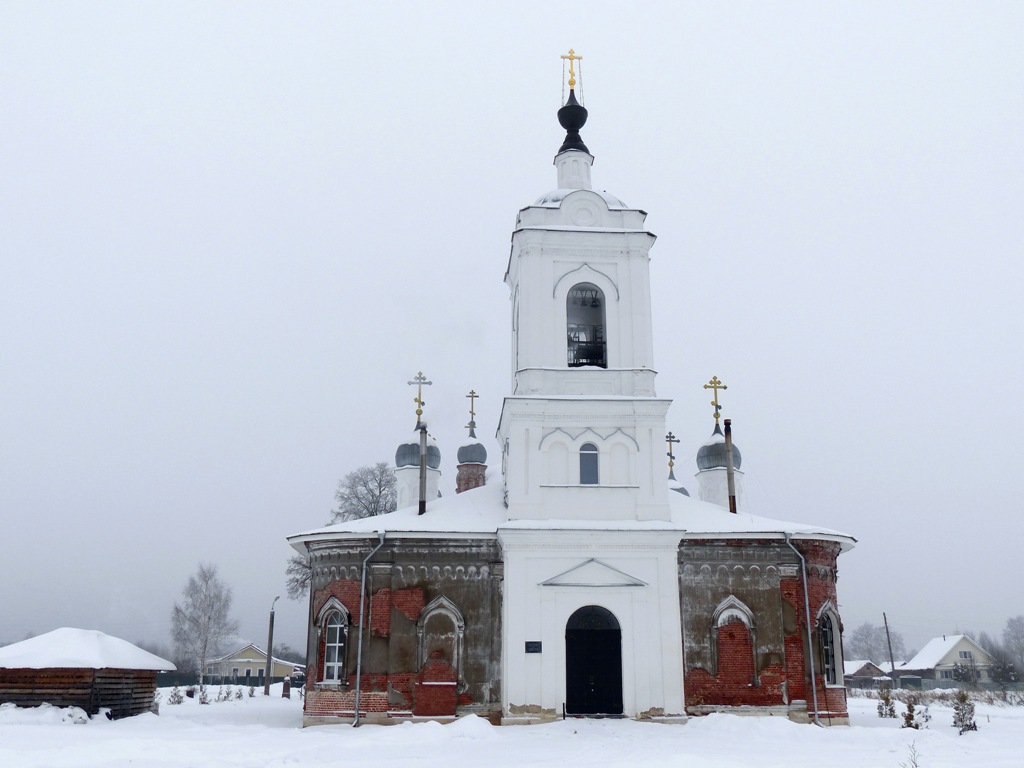 Церковь Казанской иконы Божией Матери, Палашкино (Камешковский район, Владимирская область). фасады