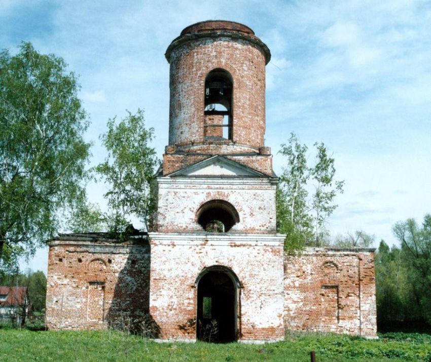 Церковь Николая Чудотворца, Лаптево (Камешковский район, Владимирская область). дополнительная информация, западный фасад