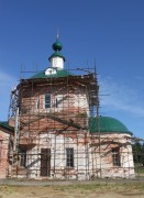 Церковь Николая Чудотворца, Основной объем, вид с юга<br>, Лаптево, Камешковский район, Владимирская область