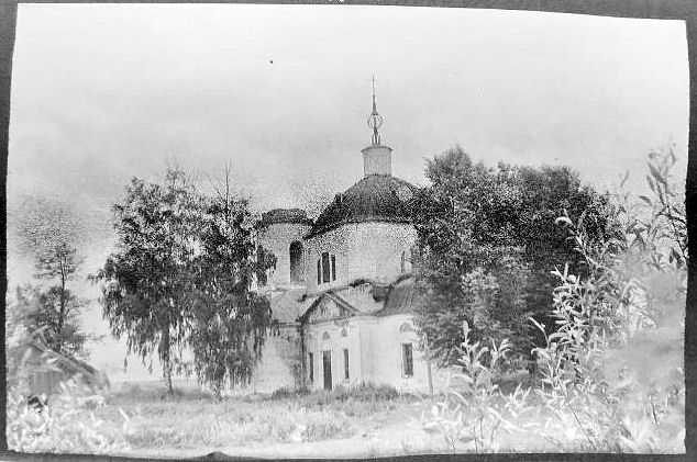 Лаптево. Церковь Николая Чудотворца. архивная фотография, Вид с юго-востока. Фотограф Комеч А.И.; Госкаталог № 26982879; ГНИМА