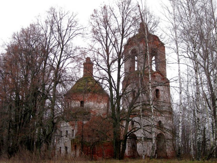 Церковь Воскресения Христова, Нестерково (Камешковский район, Владимирская область). фасады, северо-западный фасад