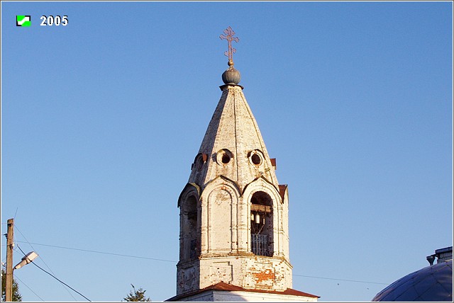 Церковь Михаила Архангела, Второво (Камешковский район, Владимирская область). архитектурные детали, Шатер колокольни