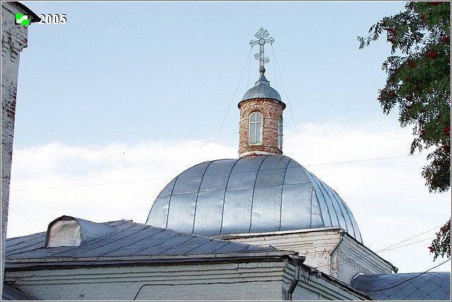 Второво. Церковь Михаила Архангела. фасады, Завершение основного объема