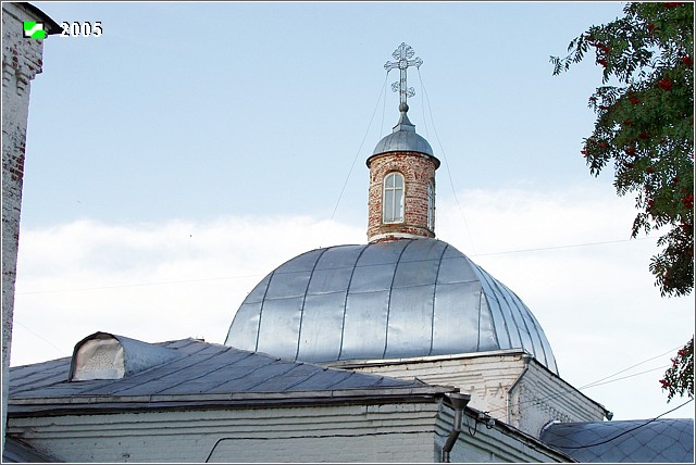 Церковь Михаила Архангела, Второво (Камешковский район, Владимирская область). фасады, Завершение основного объема