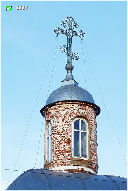 Второво. Церковь Михаила Архангела. архитектурные детали, Крест основного объема