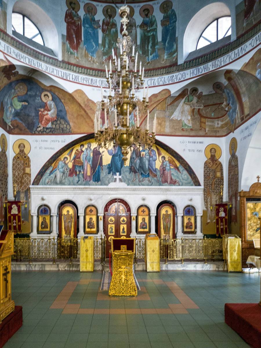 Церковь Георгия Победоносца в Грузинах, Пресненский (Центральный административный округ (ЦАО), г. Москва). интерьер и убранство