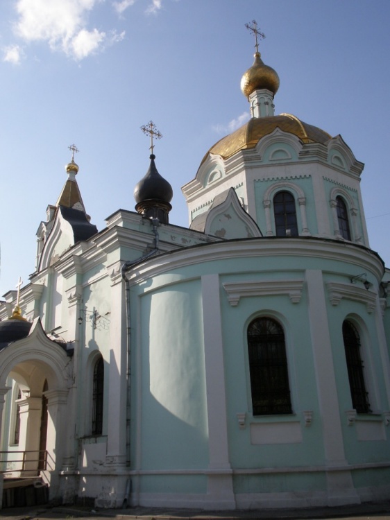 Церковь Николая Чудотворца на Трёх Горах (в Новом Ваганькове), Пресненский (Центральный административный округ (ЦАО), г. Москва). архитектурные детали, Вид  с  юго-востока