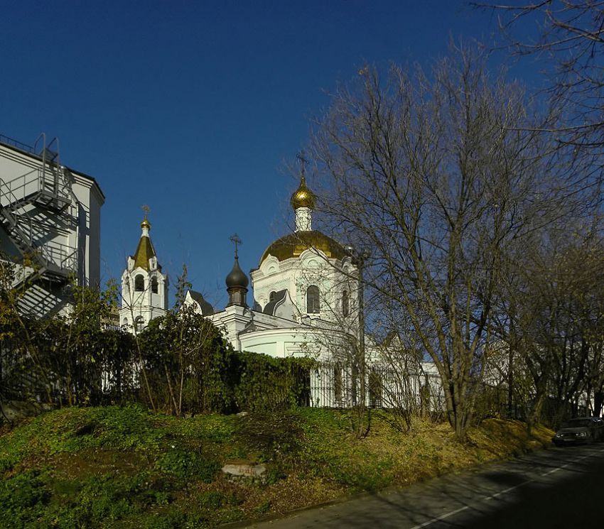 Церковь Николая Чудотворца на Трёх Горах (в Новом Ваганькове), Пресненский (Центральный административный округ (ЦАО), г. Москва). фасады