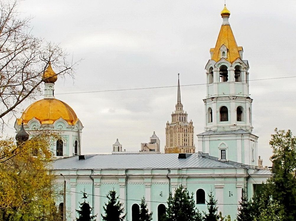 Пресненский. Церковь Николая Чудотворца на Трёх Горах (в Новом Ваганькове). фасады, Церковь Николы Чудотворца на Трех Горах.Северный фасад храма.