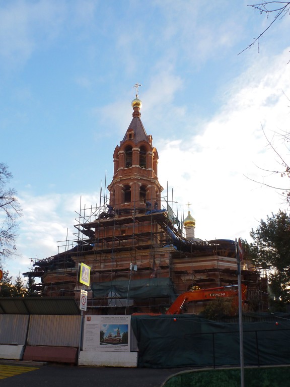 Церковь Николая Чудотворца на Трёх Горах (в Новом Ваганькове), Пресненский (Центральный административный округ (ЦАО), г. Москва). архитектурные детали, Новая колокольня храма