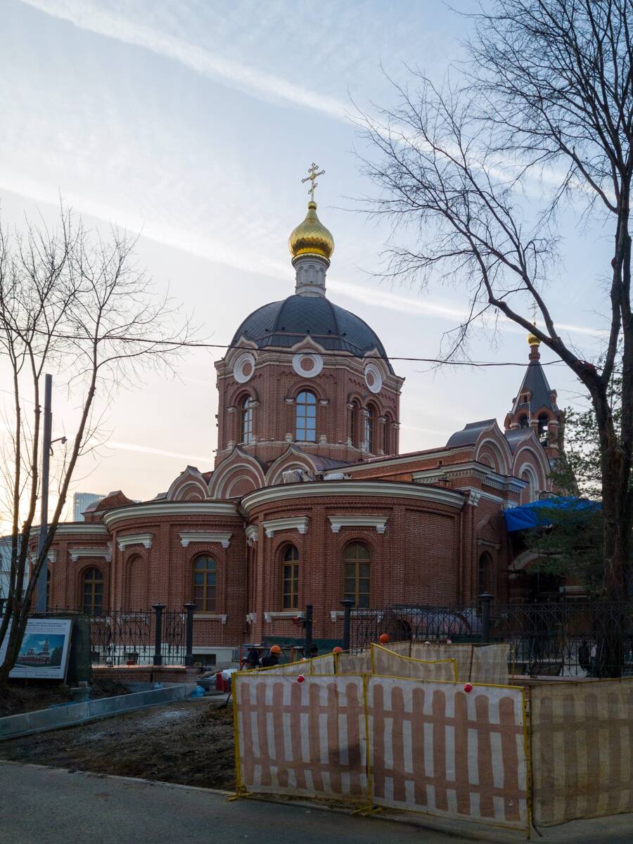 Церковь Николая Чудотворца на Трёх Горах (в Новом Ваганькове), Пресненский (Центральный административный округ (ЦАО), г. Москва). фасады