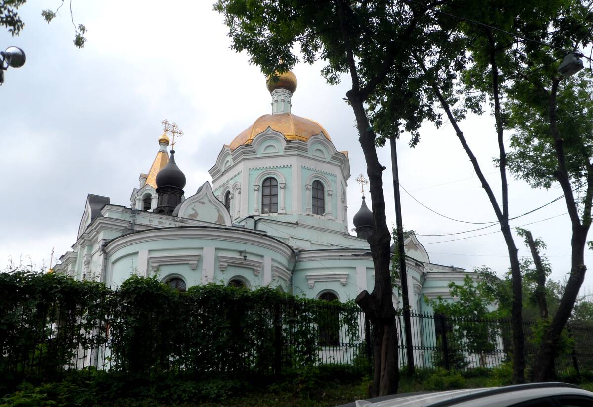 Церковь Николая Чудотворца на Трёх Горах (в Новом Ваганькове), Пресненский (Центральный административный округ (ЦАО), г. Москва). фасады