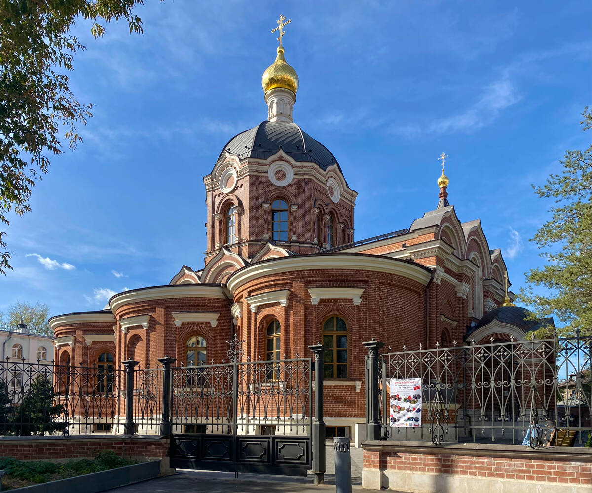 Церковь Николая Чудотворца на Трёх Горах (в Новом Ваганькове), Пресненский (Центральный административный округ (ЦАО), г. Москва). фасады, Вид с северо-востока