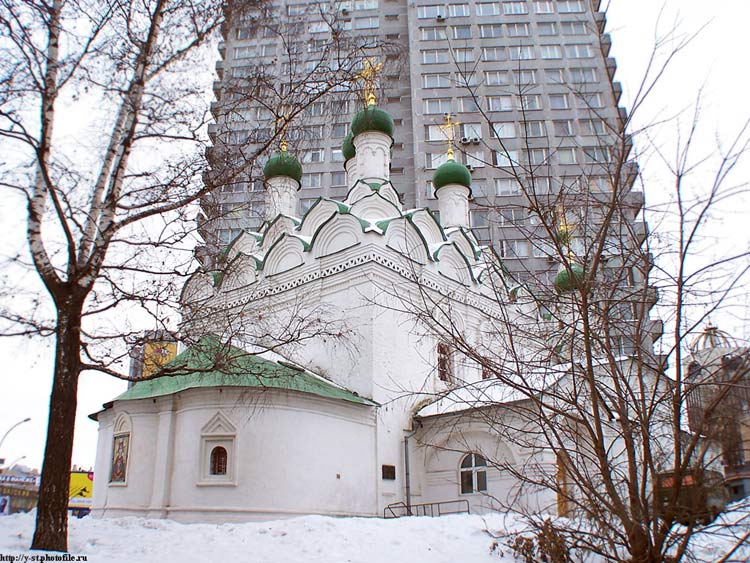 Арбат. Церковь Симеона Столпника (Введения во храм Пресвятой Богородицы) на Поварской. фасады