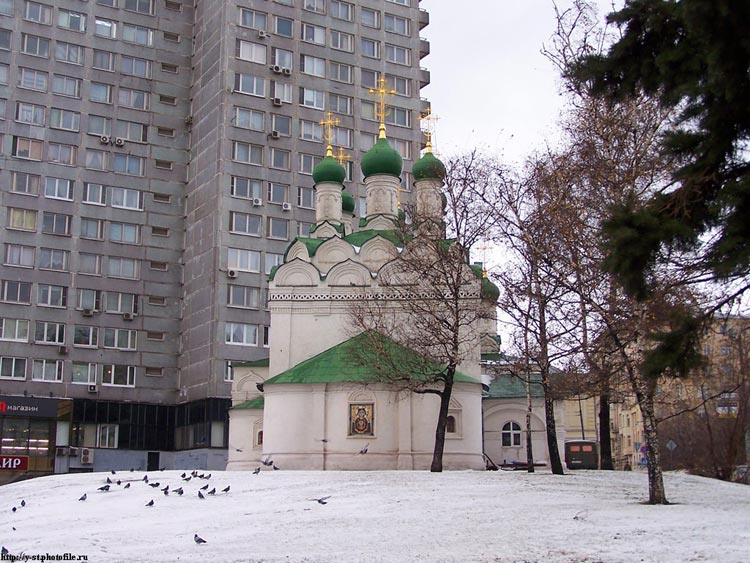 Арбат. Церковь Симеона Столпника (Введения во храм Пресвятой Богородицы) на Поварской. фасады