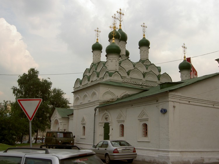 Арбат. Церковь Симеона Столпника (Введения во храм Пресвятой Богородицы) на Поварской. фасады