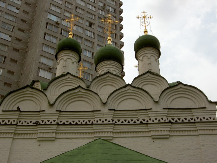 Арбат. Церковь Симеона Столпника (Введения во храм Пресвятой Богородицы) на Поварской. архитектурные детали