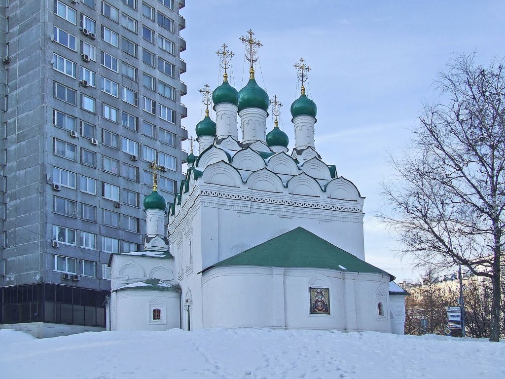 Церковь Симеона Столпника на Поварской, Арбат (Центральный административный округ (ЦАО), г. Москва). фасады