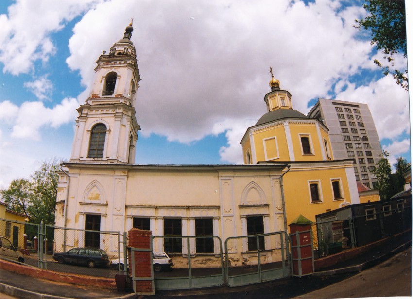 Церковь Девяти мучеников Кизических, Арбат (Центральный административный округ (ЦАО), г. Москва). фасады