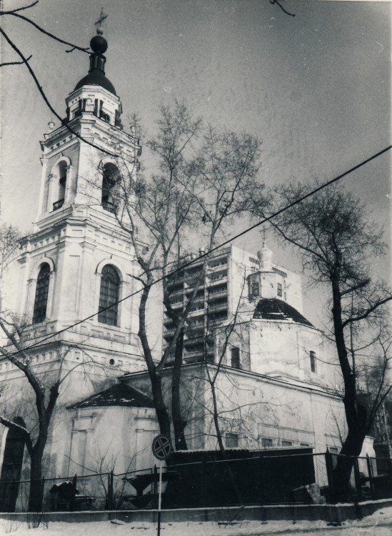 Церковь Девяти мучеников Кизических, Арбат (Центральный административный округ (ЦАО), г. Москва). фасады