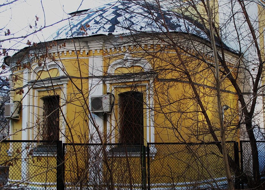 Церковь Девяти мучеников Кизических, Арбат (Центральный административный округ (ЦАО), г. Москва). архитектурные детали,  Девятинская церковь.Апсида.
