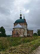Церковь Воздвижения Креста Господня, Общий вид с востока, Коверино, Камешковский район, Владимирская область