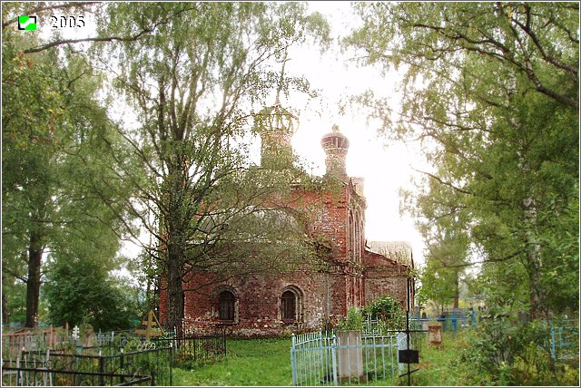 Церковь Троицы Живоначальной, Каменово (Камешковский район, Владимирская область). фасады, Вид с востока