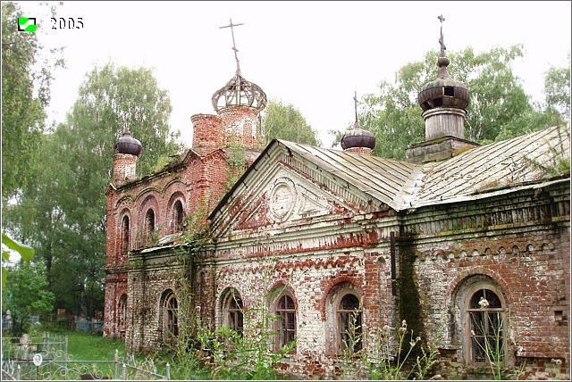 Церковь Троицы Живоначальной, Каменово (Камешковский район, Владимирская область). архитектурные детали, Северный фасад