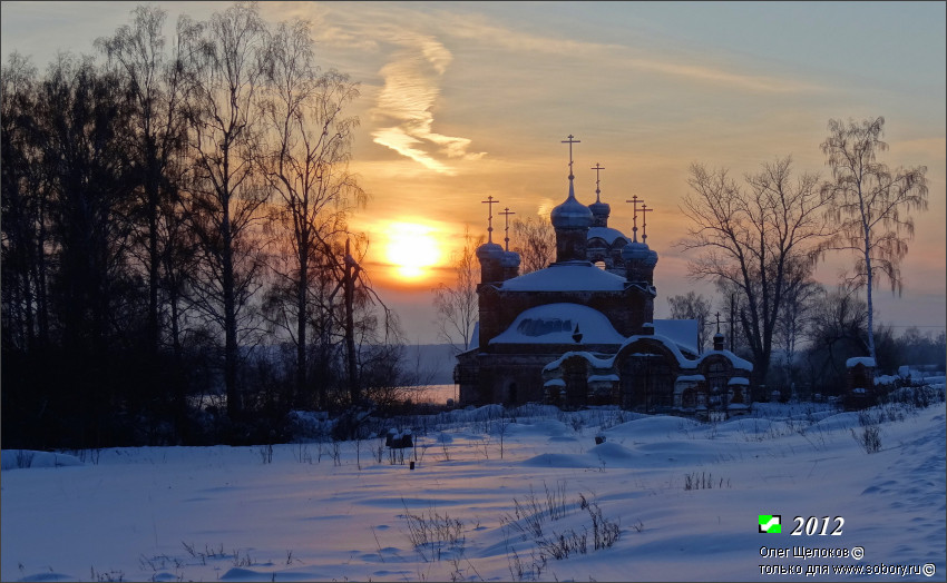 Церковь Троицы Живоначальной, Каменово (Камешковский район, Владимирская область). художественные фотографии, Вид с востока