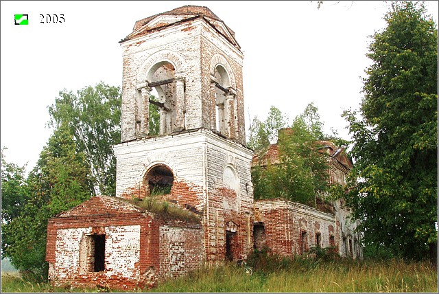 Краснознаменский. Церковь Грузинской иконы Божией Матери. фасады, Вид с юго-запада