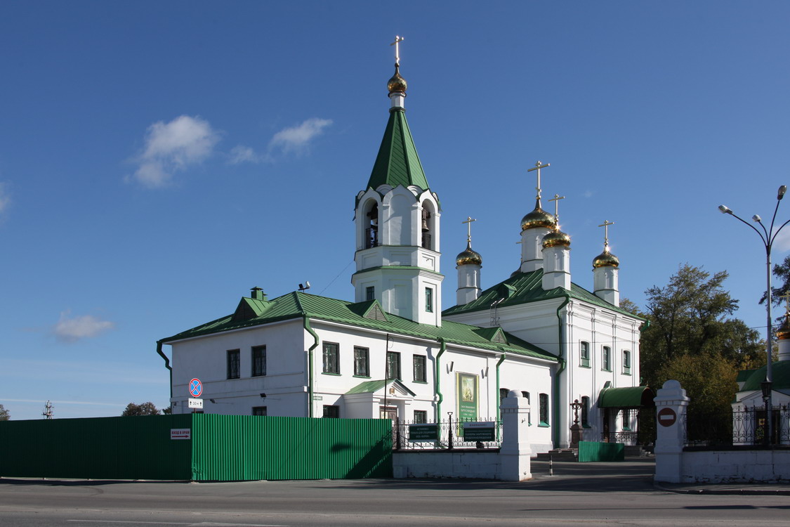 Церковь Успения Пресвятой Богородицы, Берёзовский (Берёзовский (Берёзовский ГО), Свердловская область). фасады, Вид с юго-запада