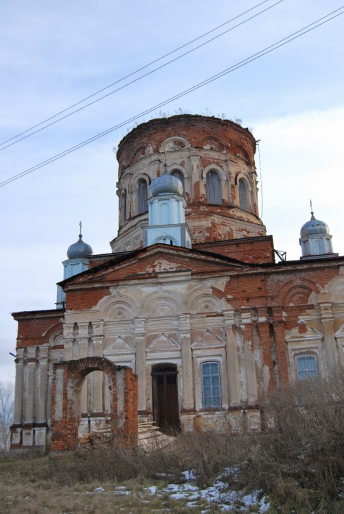 Маминское. Церковь Михаила Архангела. фасады