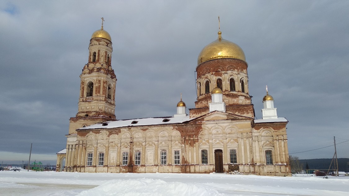 Церковь Михаила Архангела, Маминское (Каменский район (Каменский ГО), Свердловская область). фасады
