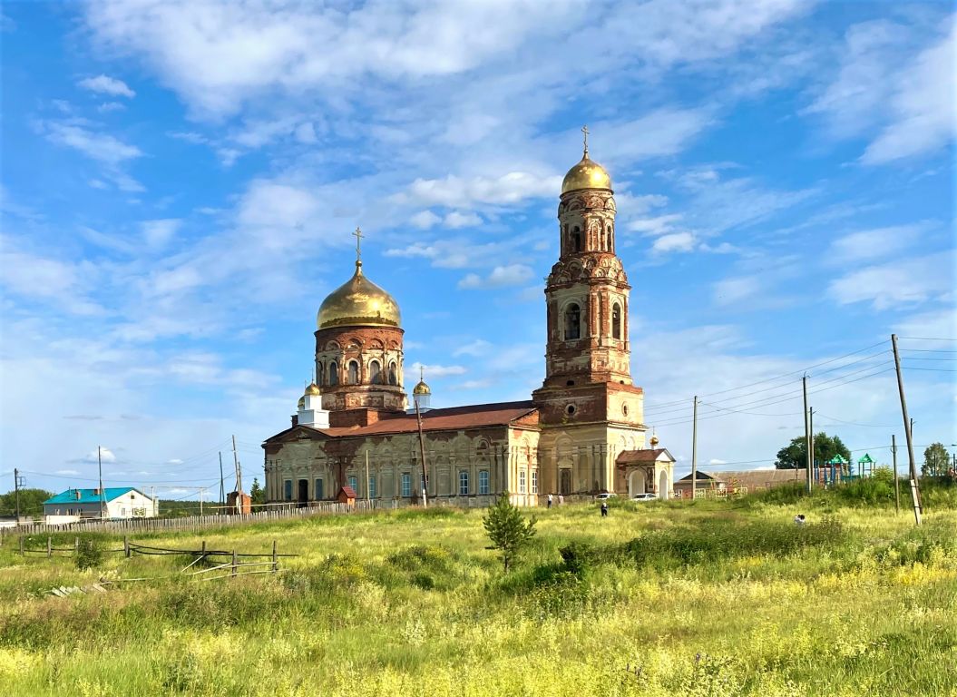 Маминское. Церковь Михаила Архангела. фасады, Вид с северо-запада