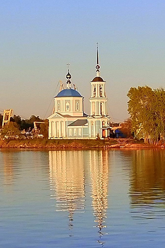 Церковь Иерусалимской иконы Божией Матери, Белый Городок (Кимрский район и г. Кимры, Тверская область). художественные фотографии
