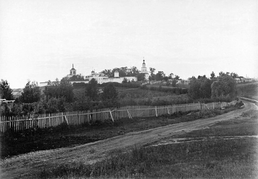 Успенский Зилантов монастырь, Кировский район (Казань, город, Республика Татарстан). архивная фотография, «Альбом ‘Волга от истока до Каспия’» Фото 1890г. Зелантьевский монастырь