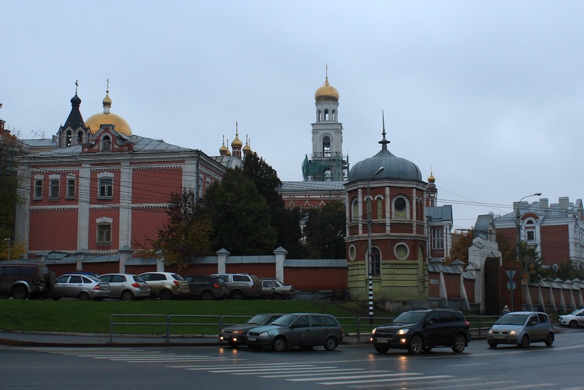 Самара. Иверский женский монастырь. фасады, Общий вид с Волжского проспекта