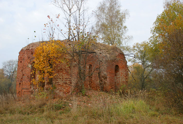 Церковь Троицы Живоначальной, Анисово Городище (Кировский район, Калужская область). фасады