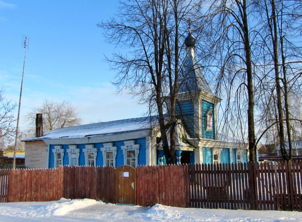 Лучки. Церковь Казанской иконы Божией Матери. фасады, вид с запада
