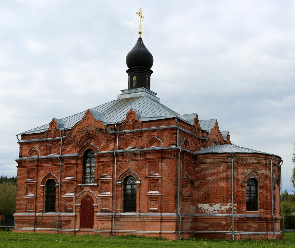 Богородице-Рождественский женский монастырь. Церковь Рождества Пресвятой Богородицы, Придорожный (Камешковский район, Владимирская область). фасады