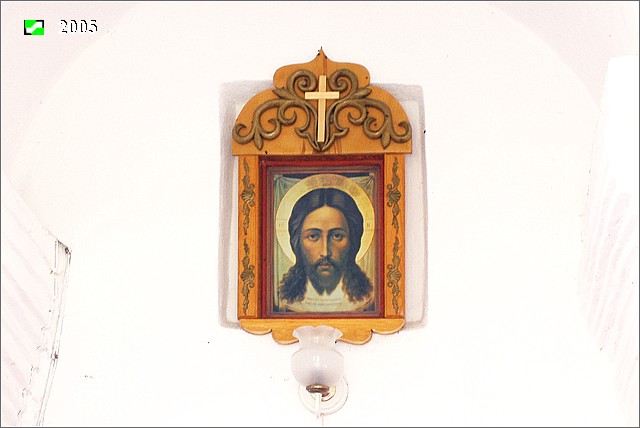 Церковь Димитрия Солунского, Сима (Юрьев-Польский район, Владимирская область). дополнительная информация, Икона над входом в храм