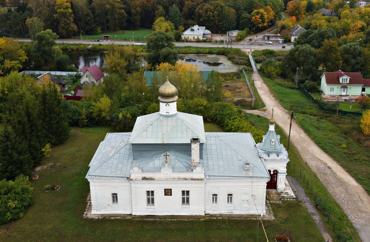 Церковь Димитрия Солунского, Сима (Юрьев-Польский район, Владимирская область). общий вид в ландшафте